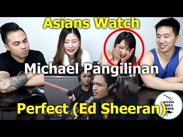 Michael Pangilinan performs "Perfect" (Ed Sheeran) LIVE on Wish 107.5 Bus | Reaction - Asians