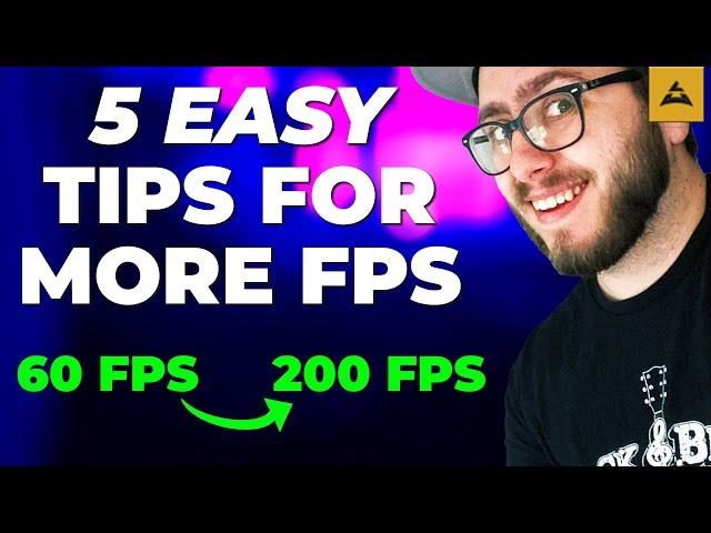 5 EASY Tips to RAISE Your FPS - 2021 FPS Boost Guide for ALL GAMES - Windows 10