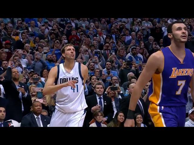 Dirk Nowitzki - 30000 point game - Tributes and Extended Highlights