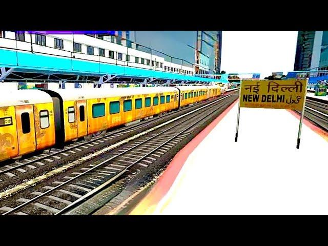 NEW DELHI TEJAS RAJDHANI EXPRESS | BUMPY RAILROAD | Train Simulator | Railworks 3 | Train Game |