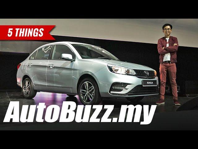 2019 Proton Saga Facelift, 5 Things - AutoBuzz.my