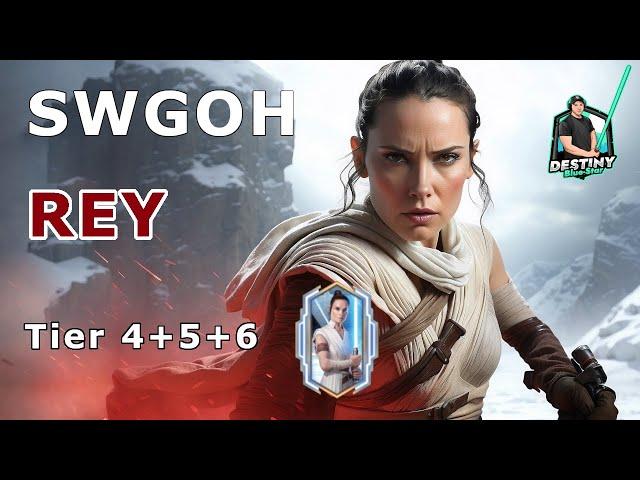 SWGOH - REY - Tier 4-6 - Easy Guide - deutsch - 100% win ️