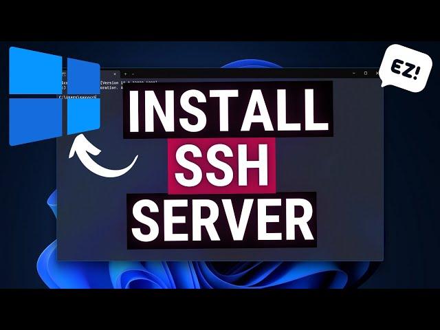 How to Install SSH Server on Windows 10 - Remote into a computer using Command Line [OpenSSH]