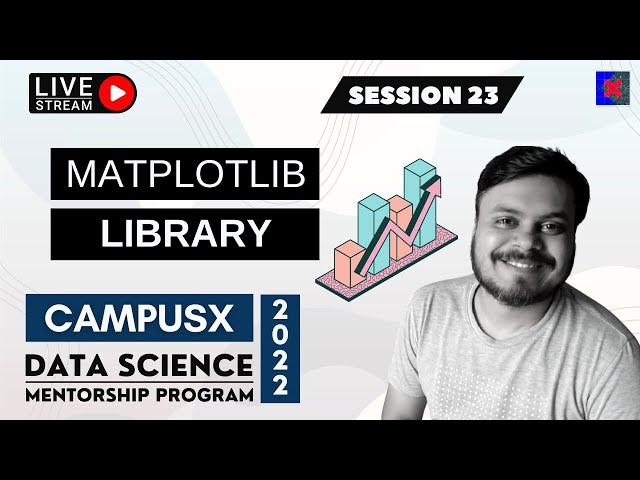 Session 23 - Plotting using Matplotlib | DSMP 2022-23