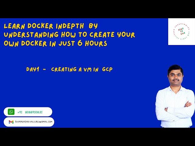 DOCKER IN DEPTH DAY 1 - CREATING A VM IN GCP