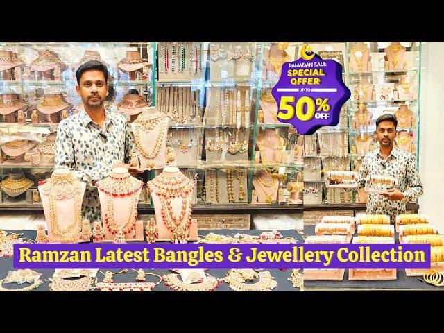 Ramzan Special Flat 50% OFF 1Gram Gold Plated Jewellery Bangles With Warranty Online Avl