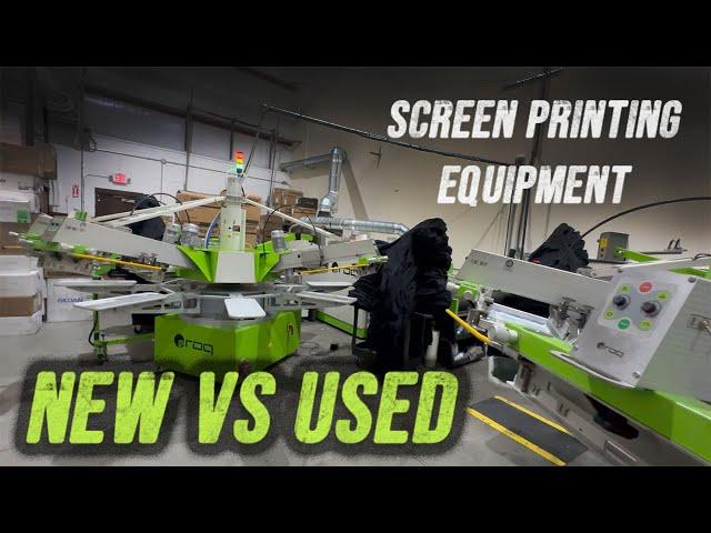 NEW vs USED Printing Equipment