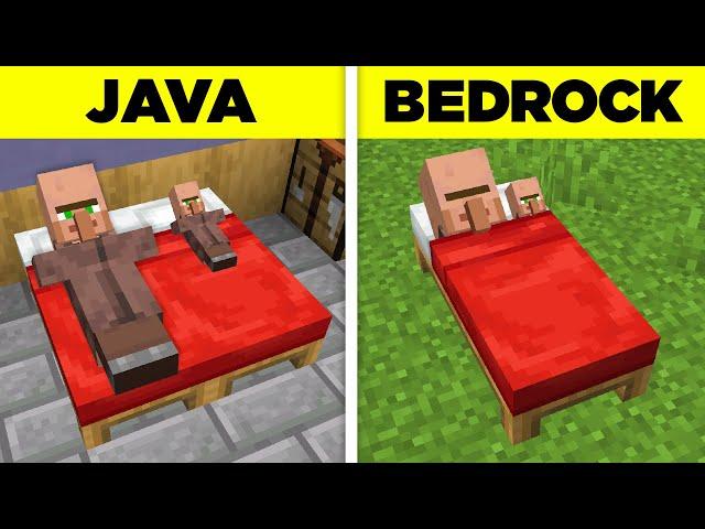 Testing 100 JAVA vs BEDROCK Myths in Minecraft