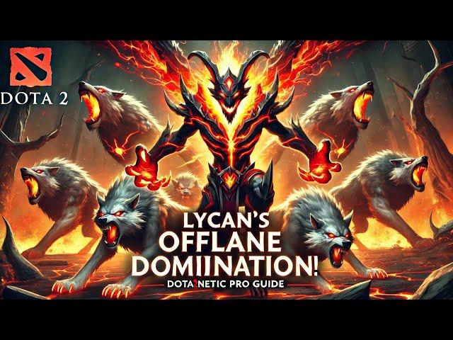 Offlane Lycan Destroys the Game - Ultimate Domination! | DOTA2NETIC