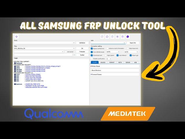 Finally Easy Samsung FRP Tool 2024 Android 14,13,12 Latest Security | All Samsung FRP Unlock Tool