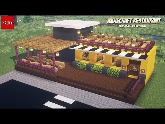 How to build a restaurant in minecraft