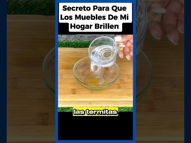 🪑 El Secreto para Muebles Relucientes que Duran Más Tiempo 