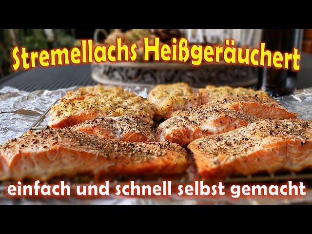 Stremellachs Heißgeräucherteinfach und schnell selbst gemacht | im El Fuego Smoker