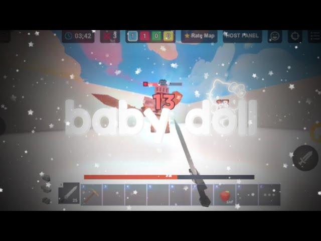 𝙗𝙖𝙗𝙮 𝙙𝙤𝙡𝙡..  (roblox bedwars montage)