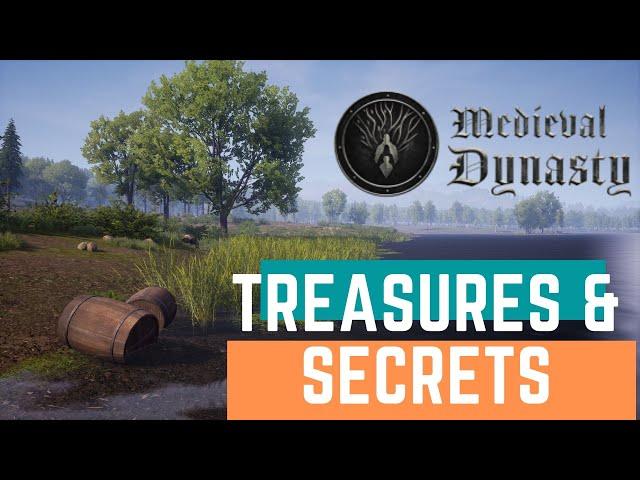 The BEST TREASURES & SECRETS guide INCLUDING RESPAWN DETAILS & MAP! Medieval Dynasty