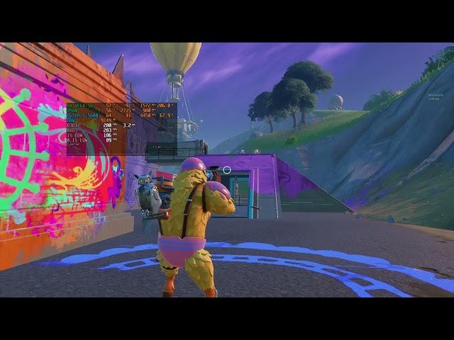 Fortnite / Ryzen 5 5600 + RX Vega 56 / DirectX 12