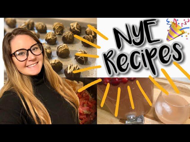 *THREE* NEW YEARS EVE RECIPES | APPETIZER, DESSERT, DRINK