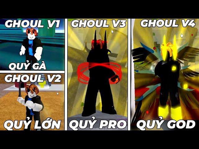 STRENGTHLEE 24H UPDATE TỘC GHOUL( DEMON) V1 - V4 CỰC KỲ CHI TIẾT BLOX FRUIT FULL GEAR