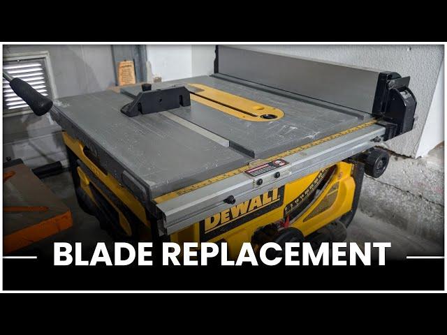 Dewalt Table Saw Blade Replacement Change