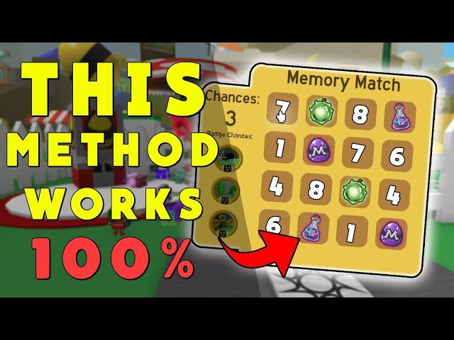 Do This and You Will Get Rich ... OP Memory Match Method | Roblox - Bee Swarm Simulator