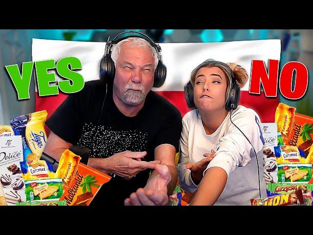 Trying Polish Snacks & Candies With My Dad