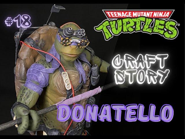 Sculpting DONATELLO from TMNT (Timelapse)/Лепим Донателло из черепашек ниндзя.