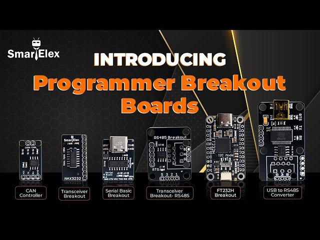 SmartElex Programmer Breakout Boards |Seamless Connections for Your Electronics Projects|Robu.in