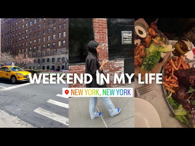 WEEKEND IN MY LIFE IN NEW YORK CITY: going to my favorite restaurant, workouts, green juice recipe