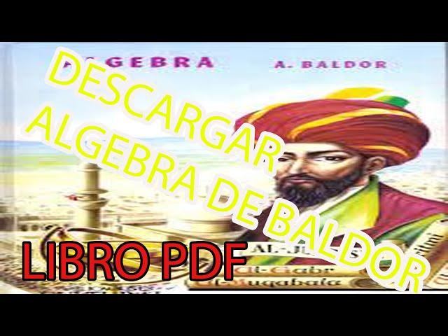 DESCARGAR libro ALGEBRA DE BALDOR 2015( Descargar libro en PDF)