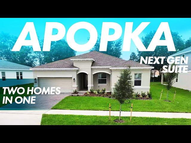 TWO HOMES IN ONE: Property with Next Gen Suite in Apopka, Florida | NO CDD