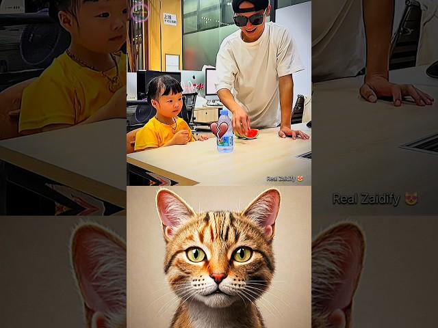 give this video title   (warning answer) #cat #meme #dance #trending