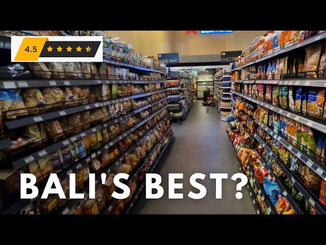 The Number 1 Rated SUPERMARKET in Bali: Would You Shop Here?