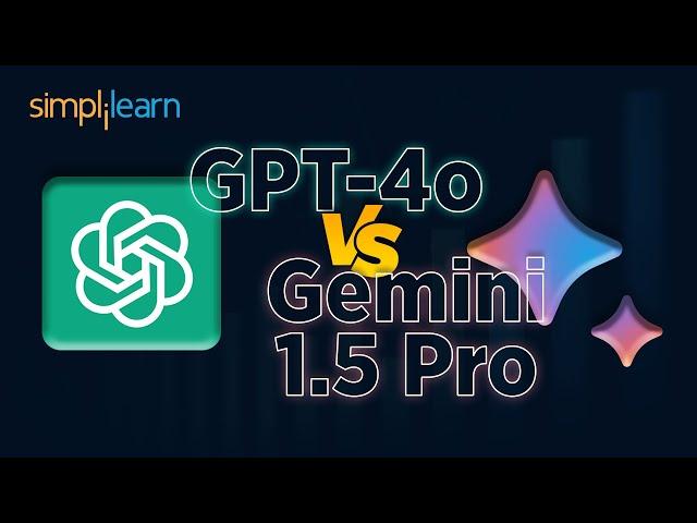 ChatGPT 4.0 vs Gemini 1.5 | AI Showdown | In-Depth Comparison and Review| Simplilearn
