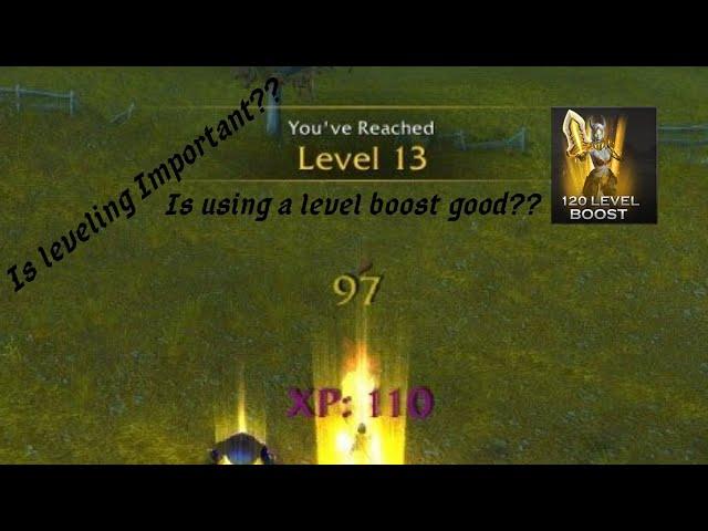 Is leveling in a MMORPG important?