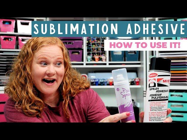 How to Use Sublimation Spray Adhesive