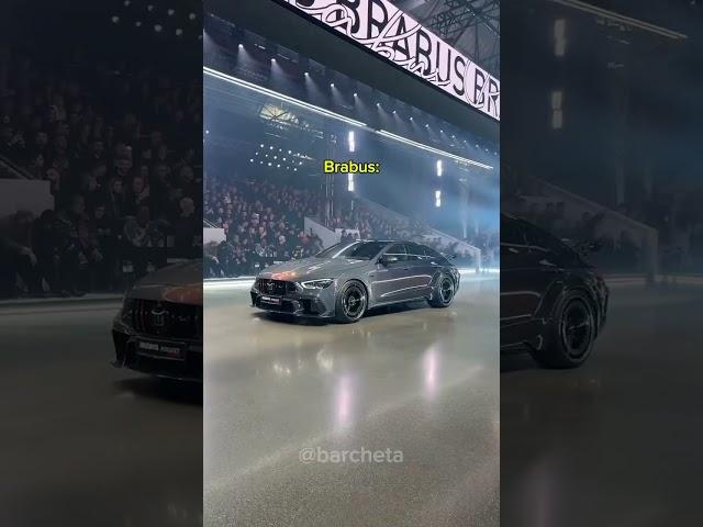 The Brabus show was perfect ...