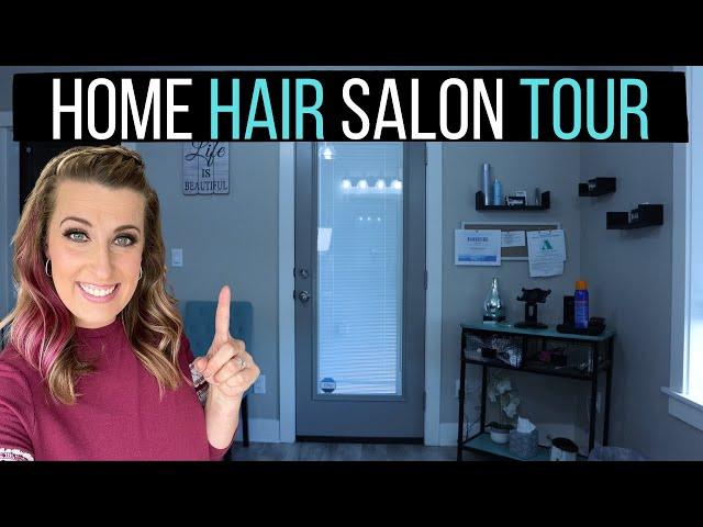 Home Salon Tour | How I Designed My In-Home Hair Salon