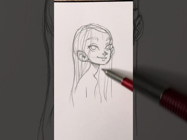 Draw STRAIGHT HAIR smartly