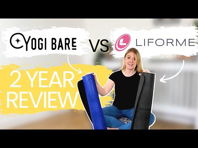 Yoga Mat 2 Year Review - Liforme vs Yogi Bare | Emily Rowell Yoga