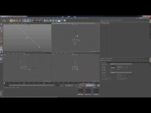 75. Про камеру Cinema 4D: База. Ключевая анимация