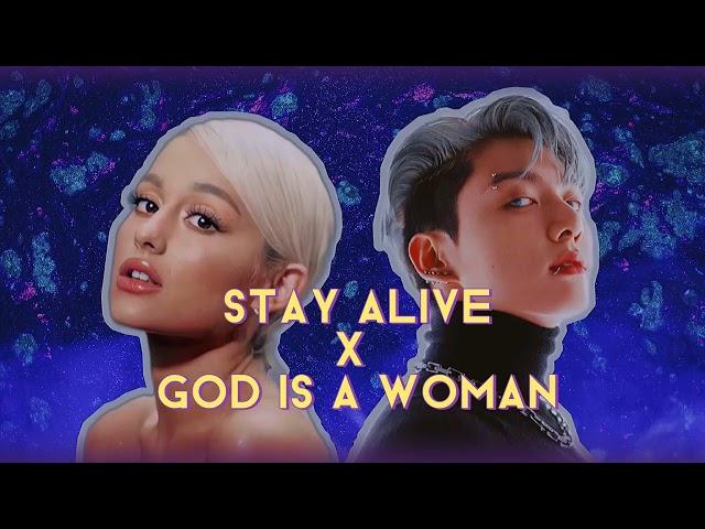 Stay Alive X God is a woman / Jungkook & Ariana Grande (MASHUP)