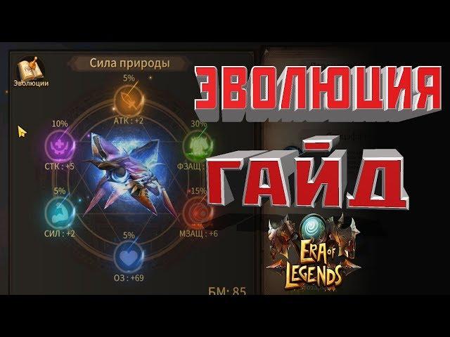 Era of Legends | ЭВОЛЮЦИЯ - ГАЙД | ЧТО, ГДЕ И КАК? | EoL GUIDE