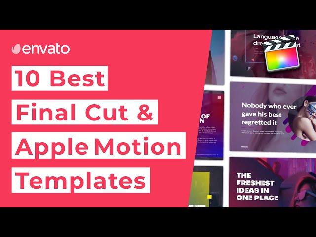 10 Best Final Cut Templates [2021]