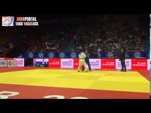 Judo Grand Prix Zagreb 2014 Bronze -57kg SMYTHE DAVIS (GBR) - ROGIC Jovana (SRB)