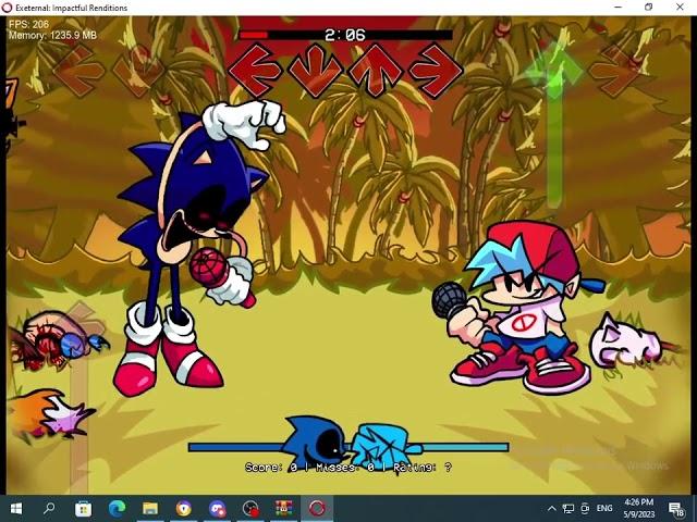 Friday Night Funkin' - Vs. Sonic.exe Exeternal: Impactful Renditions Full Gameplays.