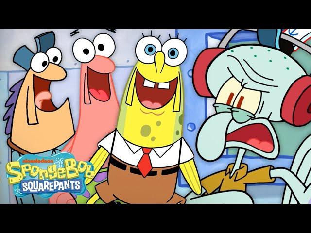 SpongeBob and Patrick Turn into Anchovies! | "SpongeChovy" Full Scene | SpongeBob