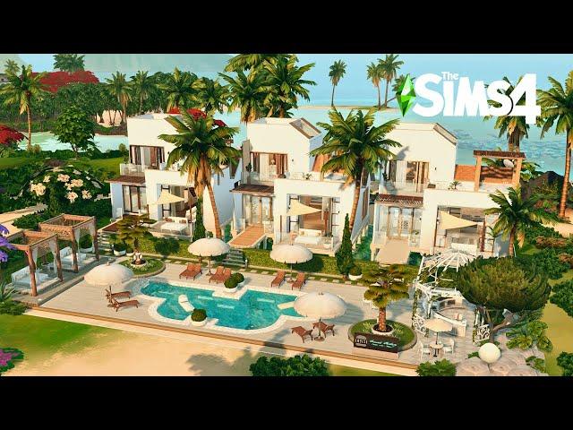 Beach Front Resort | Sulani  | Stop Motion Build | The Sims 4 | No CC