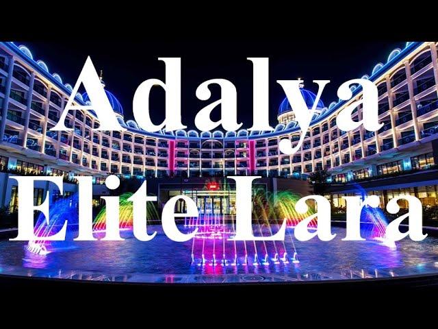 Hotel Adalya Elite Lara 5-sta Video Aksu Antalya Turkey