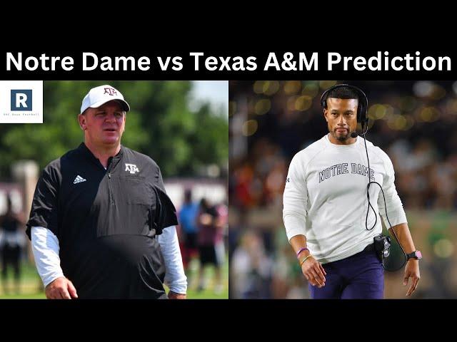 Notre Dame vs Texas A&M Game Prediction | Week 1 College Football Game Picks