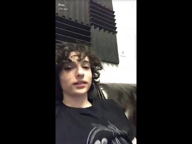 Finn Wolfhard Snapchat & Instagram Story / 26 November 2017